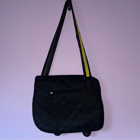 2D Cartoon Style Shoulder Messenger Bag Yellow - Picture 3 of 4